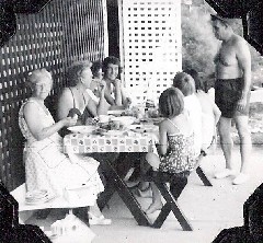 Adelaide Haydock; Marie; Alice Bennett; Ann Bennett; Sue; Ruth Bennet McDougal Dorrough; Bud Putnam